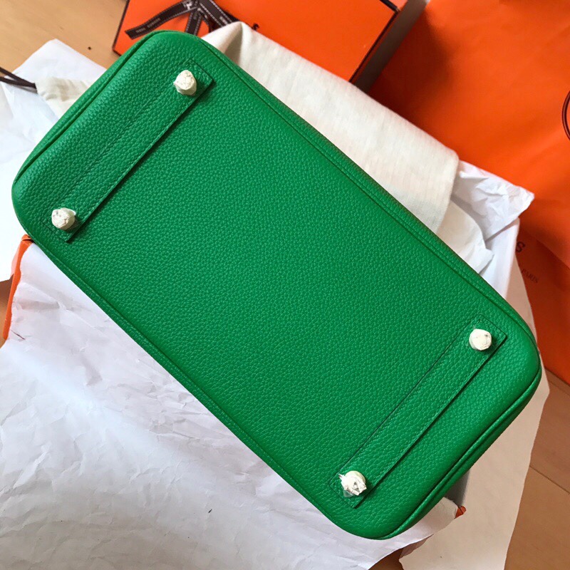 Hermes Birkin 30CM Togo Leather Handbag Green